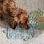 Tapis Dexypaws: Enrichment Lick: Seafoam Bark Day Bash - plat à manger pour chien en silicone rainuré, épandage de gâteries sur le tapis, apaisement des animaux de compagnie, dossier d'aspiration