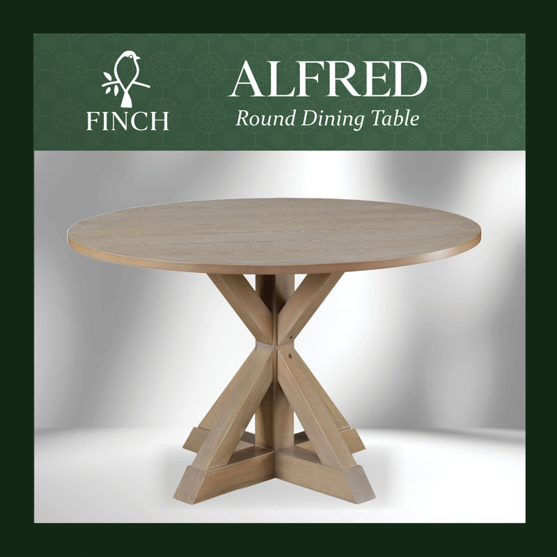 Table de salle à manger Finch Alfred, Frêne cendré
