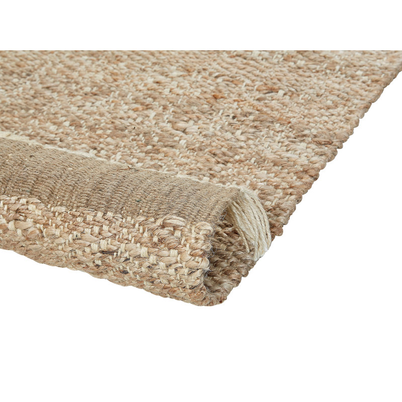 Merriwa Solid Colour Hand Woven Area Rug, Rectangle 140 x 200cm