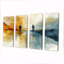 Abstrait marchant vers l'inconnu I - Art mural moderne - Art mural abstrait pour le salon-1421357415