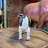 Baby Holstein Cow Table Top Statue