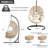 New Commmming Outdoor Indoor PE Wicker Swing Egg Chair-546344574-546344573