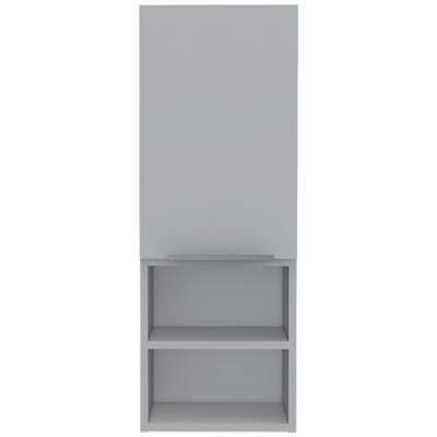 Mila Bathroom Cabinet, Two Interior  Shelves, Two External Shelves, Single Door Cabinet
