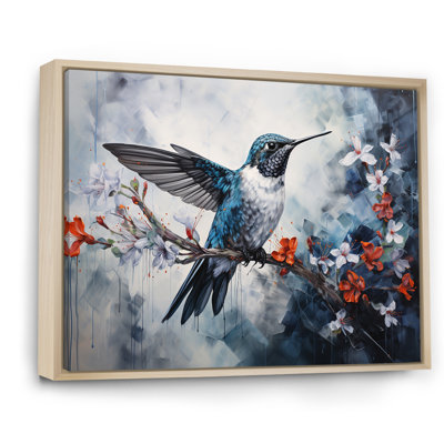 " Hummingbird Floral Harmony "
