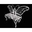  Butterfly Metal Outdoor Garden Bench-477469750