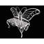 Butterfly Metal Garden Bench-14184980