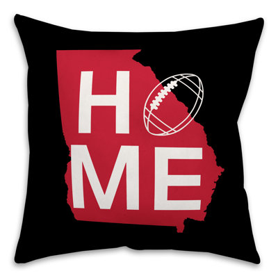  Coussin décoratif intérieur / extérieur Georgia Home Football