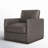 Upholstered Swivel Club Chair-751746925