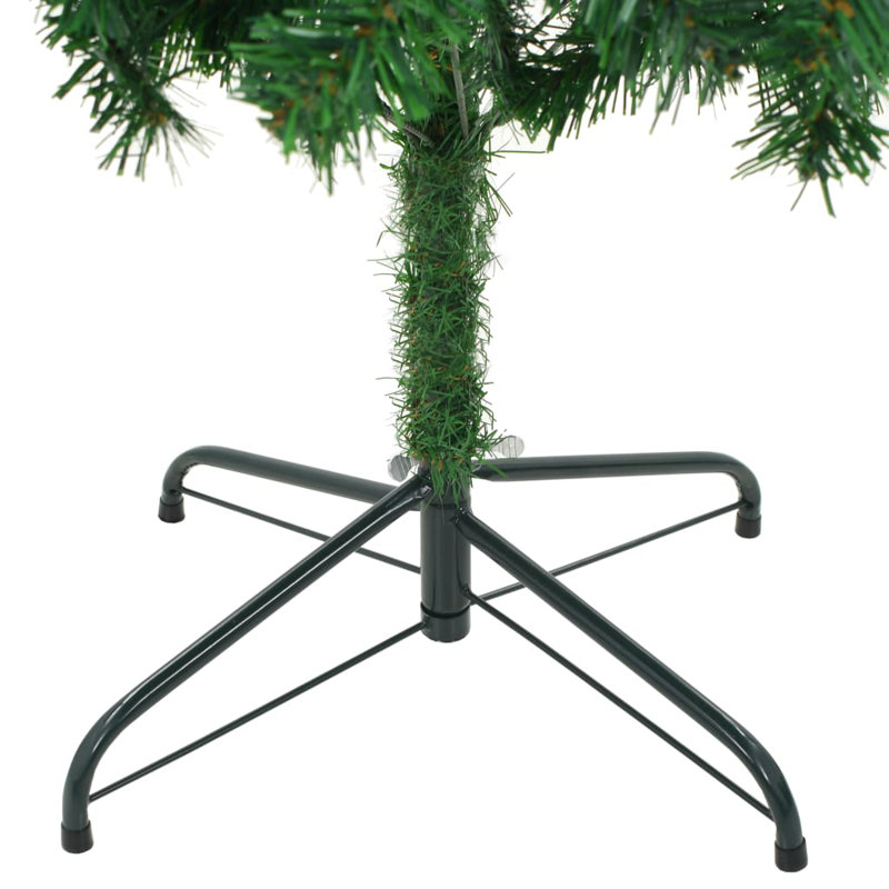 Arbre de Noël artificiel illuminé avec support Décoration de fête d'arbre de Noël