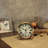 Modern & Contemporary Analogue Metal Quartz Movement / Crystal Tabletop Clock with Alarm in Brass