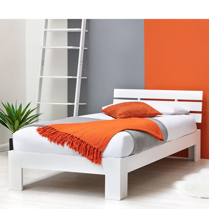 Strickler Solid Wood Bed, No Mattress, Single (3')
