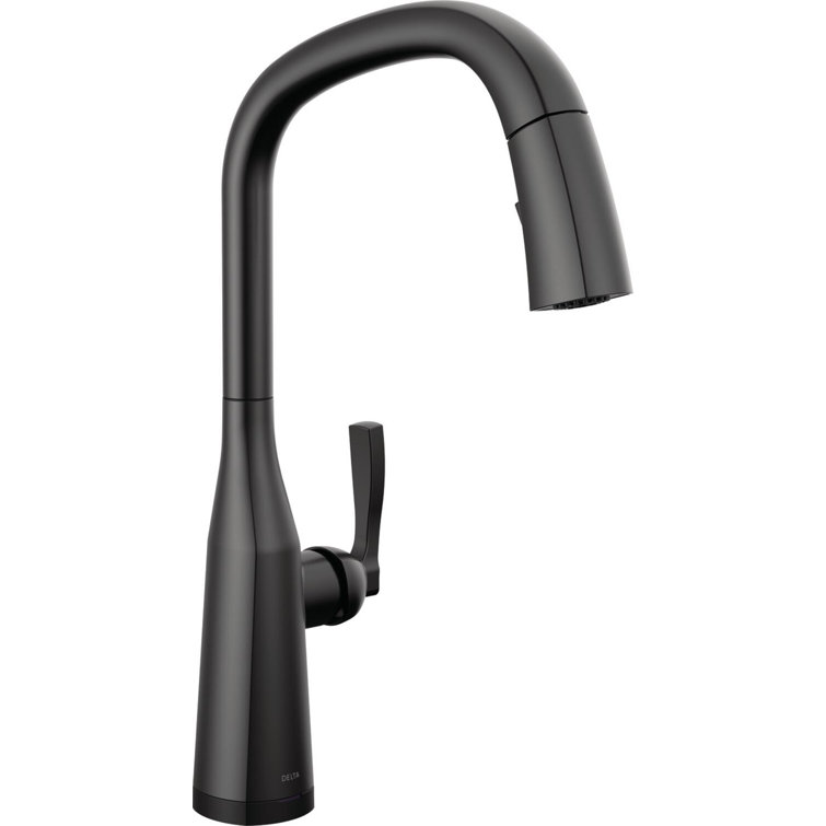 Stryke Pull Down Touch Single Handle Kitchen Faucet with Touch2O Technology and With Accessories