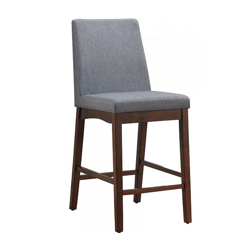 Chaise parsons rembourrée en coton Lillis Stoddard