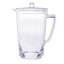 Carafe d'eau en plastique incassable 2,75 pintes avec couvercle et bec - sans Bpa