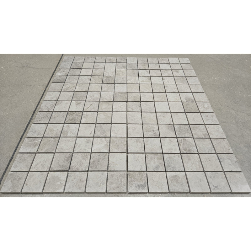 2x2 poli mosaïque, Gris argenté