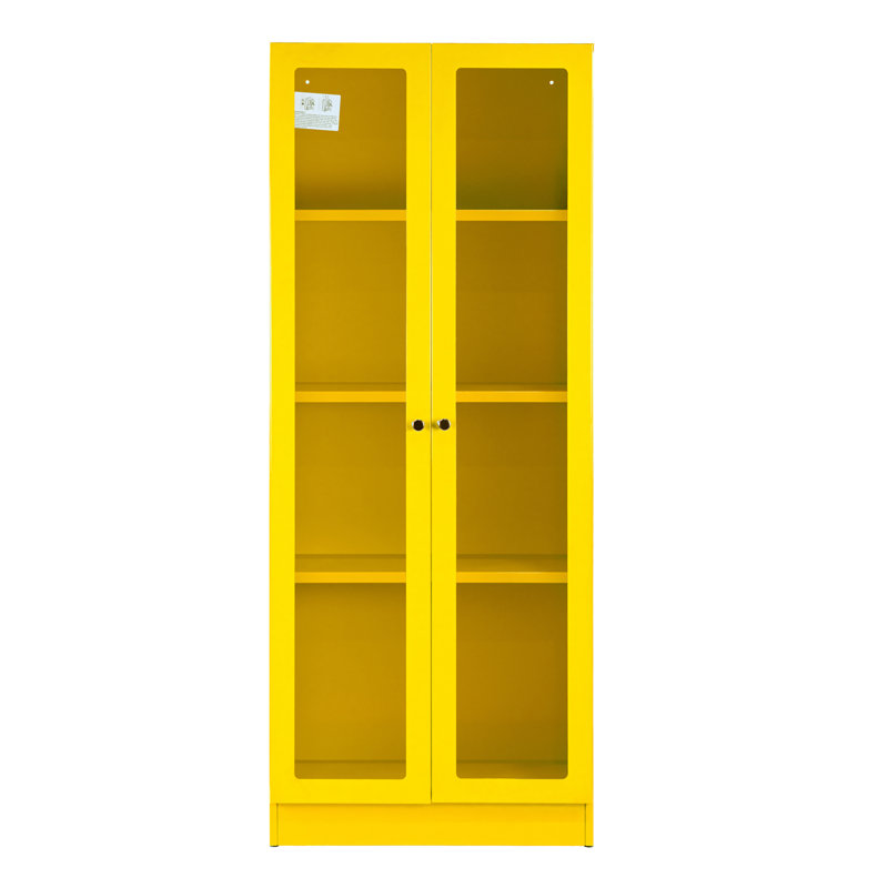 Armoire de rangement à 3 tablettes Harville, Jaune