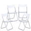 Qiong Plastic Stackable Folding Chair Folding Chair Set-286406739