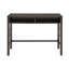 Bureau avec formes de X en métal et casiers ouverts Arsenault-981504454