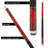 Action ACT161 Fractal Pool Cue - 21oz-125781448