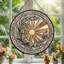 Panneau de vitrail Sunburst Wreath, 7,8 heures-2024323571