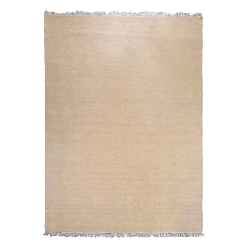 Wabbaseka Solid Colour Hand Woven Area Rug, Rectangle 170 x 240cm