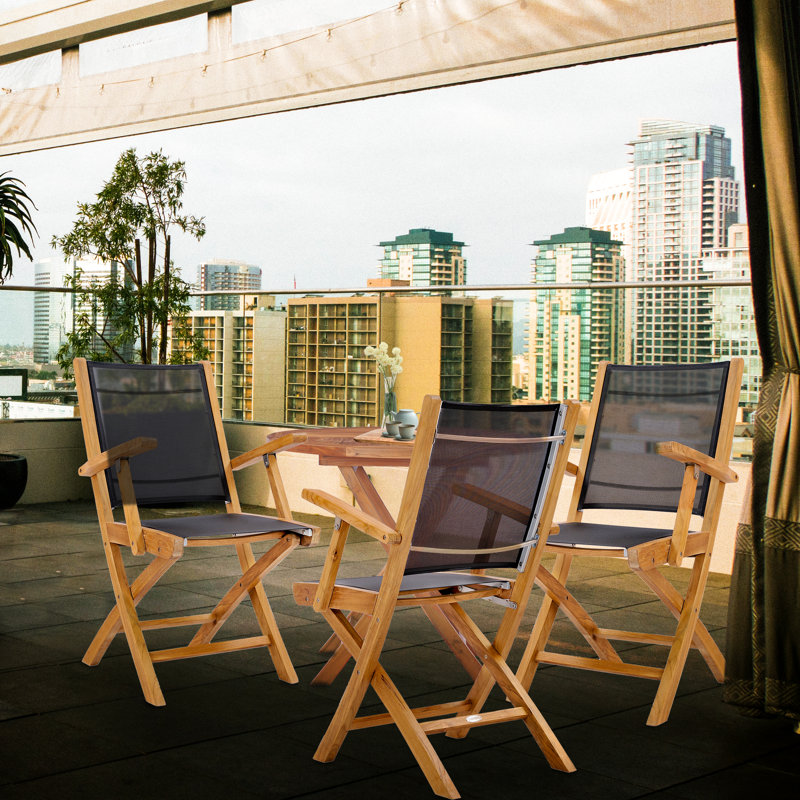 Madisen Outdoor Teak Dining Armchair