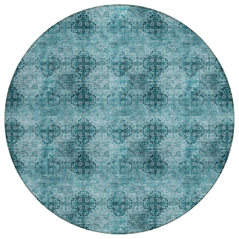 Tapis d'intérieur rond 8 pi