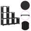 Huma 103cm W Metal Shelving Unit-1332737373