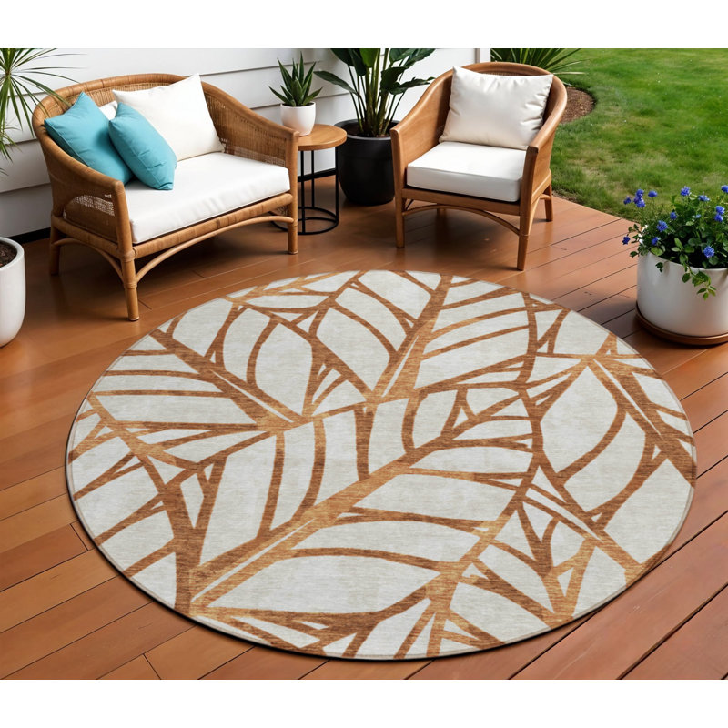 Tapis rond 8 po