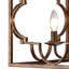 4 - Light Dimmable Square / Rectangle Chandelier