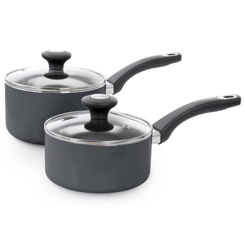 12 - Piece Aluminum Cookware Set, Gray