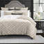 Ensemble de housse de couette en coton orange Parallel-107383926-107383941