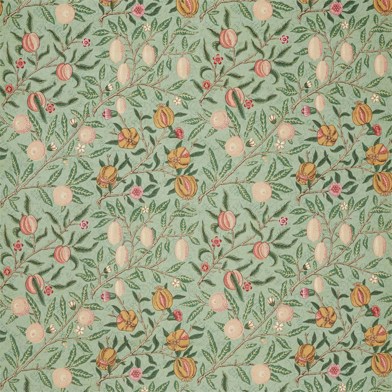 Fruit Velvet Fabric, Privet/Thyme