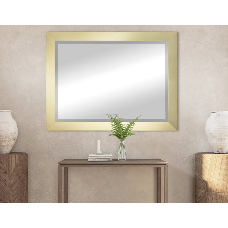 Nia Engineered Wood Flat Wall Mirror, 35" x 29"