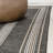 Argo Classic Nautical Mitre Stripe Reversible Machine-Washable Black/Cream Indoor/Outdoor Rug-443693839