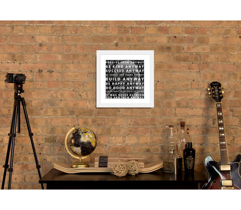 « Mother Teresa Quote », impression, H 12 po x l 12 po x P 1,5 po, Toile