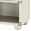 Table de chevet grise de 22,5 po de largeur avec double tirette et tablette 24,5 po