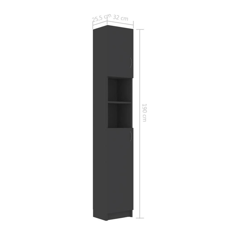 Dilsad Freestanding Linen Cabinet