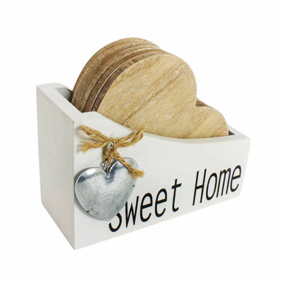 Ceramic 4 Piece Coaster Set