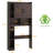 Farmhouse Rattan Storage Cabinet Over Toilet - 2 Door With Toilet Paper Holder - Space-Saving For Bathroom-458779930