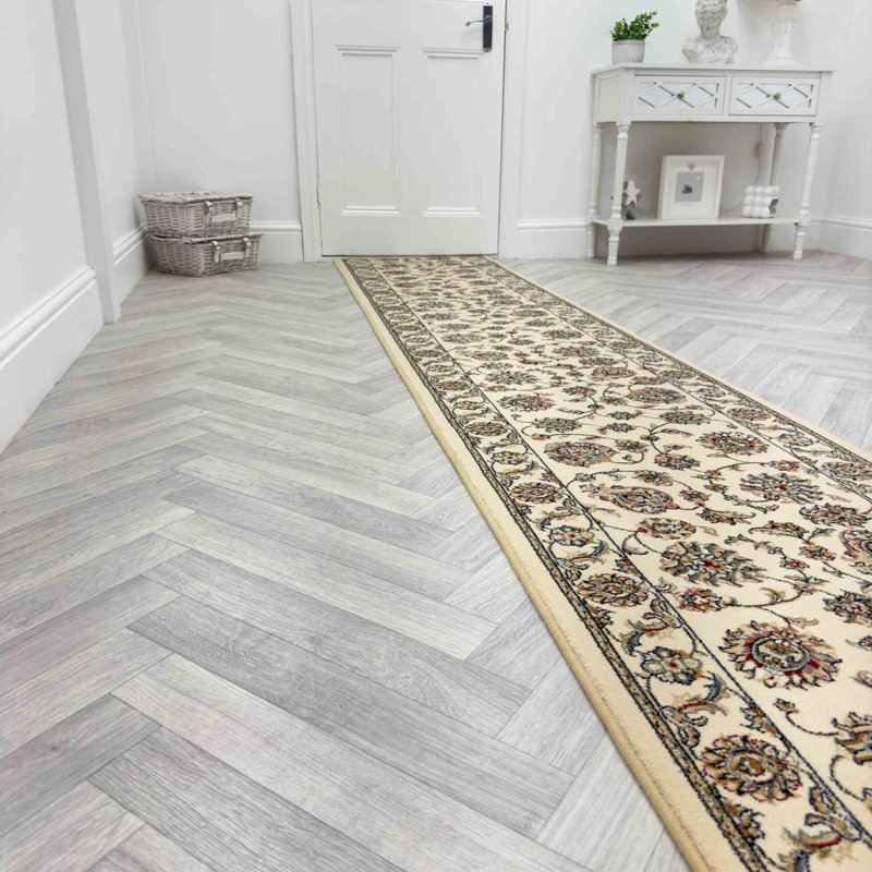 Runner Floral Area Rug, Runner 66 x 300 cm