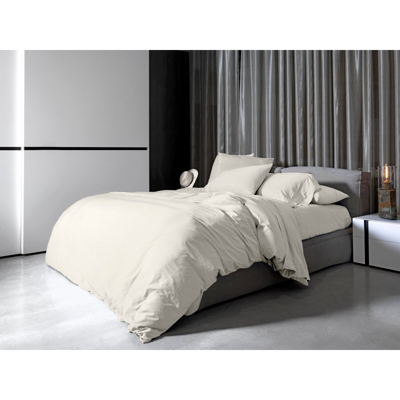 Viola Lace Sateen Flat Sheet, King, Ivory