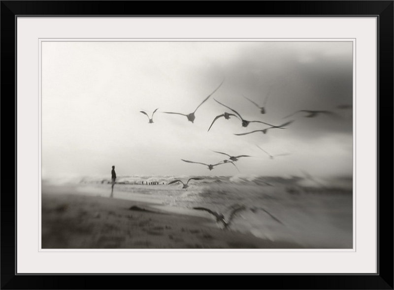 Reproduction de photo de Straub «Quiet Dreams» par Anna Niemiec, Cadre noir, H 28 po x l 38 po x P 1 po