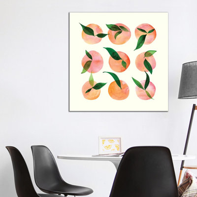 Watercolour Fruit 1 Piece Wrapped Canvas Painting