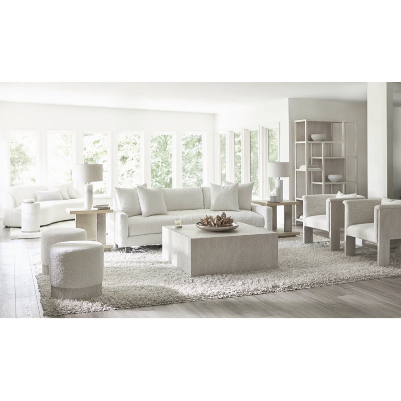 Solaria 20" Wide Round Standard Ottoman