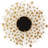 Metal Sunburst Wall Mirror