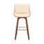 Chaise de bar pivotante 43 po en similicuir et fer 43 po-1987926860-1987926863