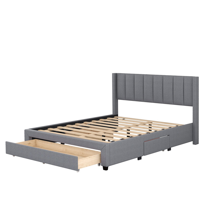 Latitude Run® Full / Double Storage Platform Bed | Wayfair