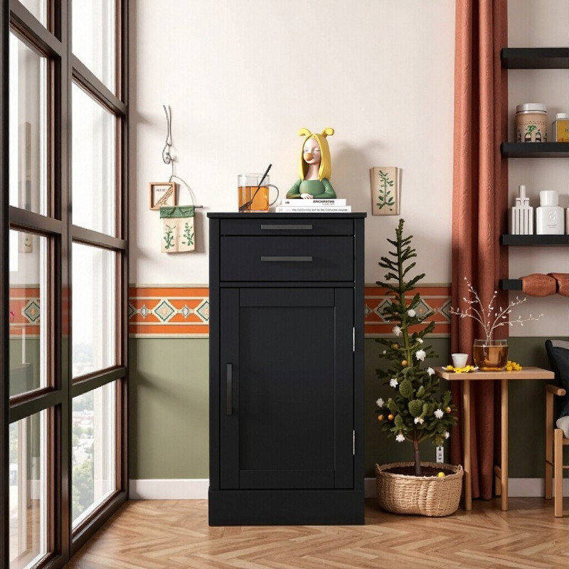 Modular Wine Bar Cabinet Buffet - 24-28-Bottle Storage