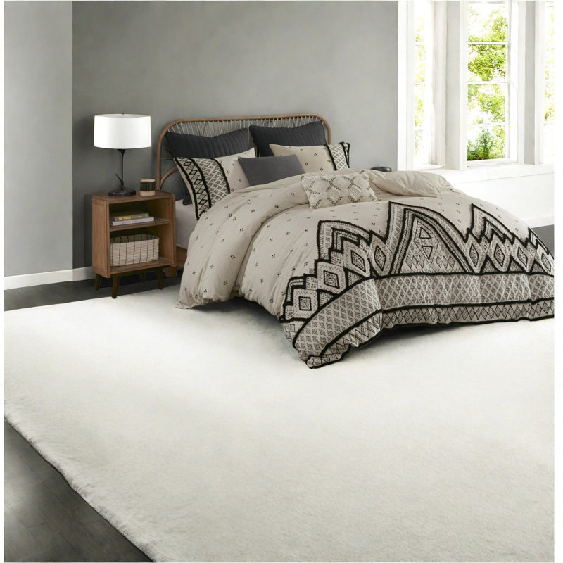 Premium Boho Bedding Sets, Cotton Flax Blend For Modern Bedrooms